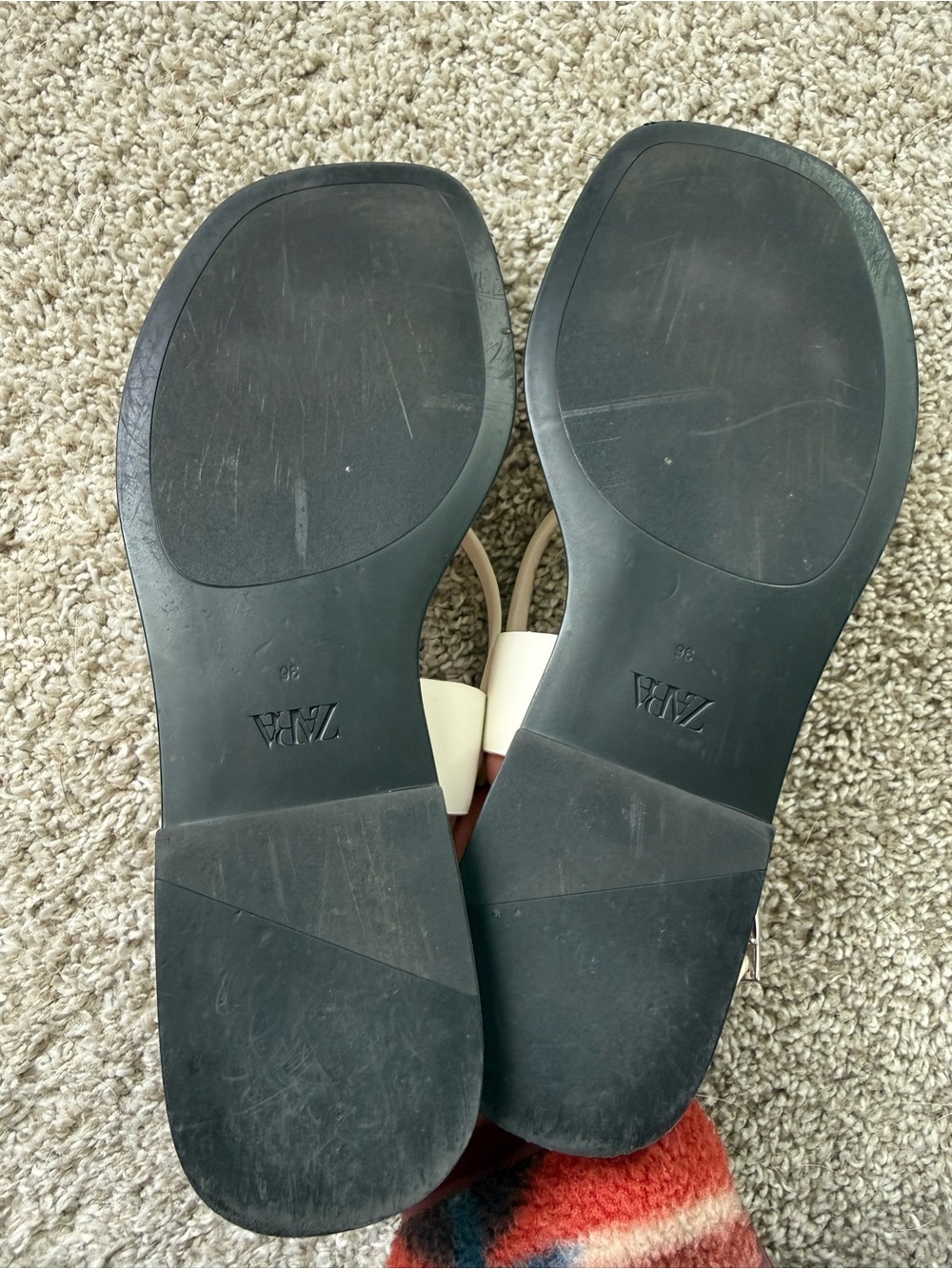Zara Strappy Flat Sandals - Picture 5 of 5